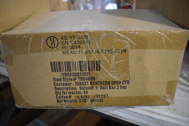 BRAND NEW Box of 48 Defendr Hand Sanitizer Bottles - Image 3 of 3