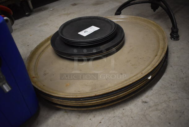 ALL ONE MONEY! Lot of 15 Various Serving Trays. Includes 11x11x1, 14x14x1, 27x23x1 - Image 3 of 3