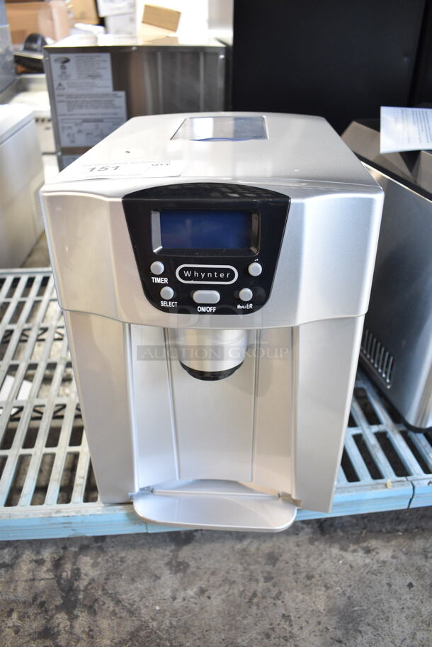 BRAND NEW SCRATCH AND DENT! Whynter IDC-221SC Countertop Direct Connection 26lb per day Ice Maker and Water Dispenser – Silver. 115 Volts, 1 Phase. Tested and Working! - Image 2 of 5