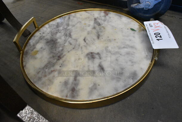 3 Various Items Including Round Tray and 2 Stands. 3 Times Your Bid! - Image 5 of 5