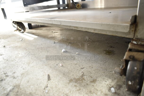 Lincoln Impinger 1132-002-U-K1841 Stainless Steel Commercial Floor Style Electric Powered Conveyor Pizza Oven w/ Under Shelf on Commercial Casters. 208 Volts, 3 Phase. - Image 5 of 10