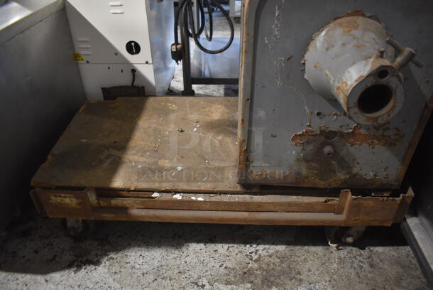 Metal Commercial Countertop Power Hub on Metal Cart w/ Commercial Casters. 43x32x33 - Image 3 of 6