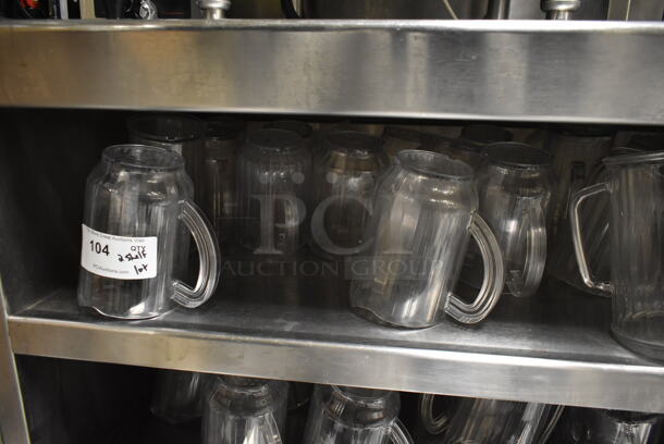 ALL ONE MONEY! Lot of Items on 2 Under Shelves Including Poly Pitchers. (ice room) - Image 3 of 5