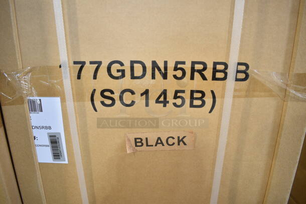 BRAND NEW IN BOX! Galaxy 177GDN5RBB Metal Commercial Single Door Reach In Cooler Merchandiser w/ Poly Coated Racks and LED Lighting. 110-120 Volts, 1 Phase. - Image 3 of 3