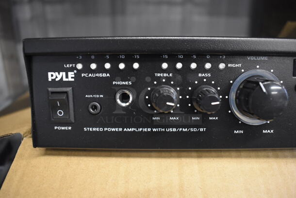 BRAND NEW IN BOX! Pyle PCAU46BA Stereo Power Amplifier. 8.5x5.5x2.5 - Image 3 of 6