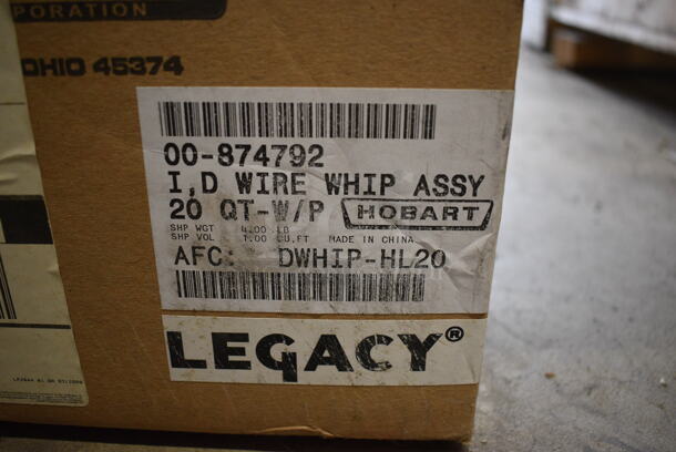 BRAND NEW IN BOX! Hobart Legacy HL20 Metal Commercial 20 Quart Planetary Whisk Attachment. 8x8x14 - Image 6 of 6