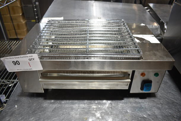 BRAND NEW SCRATCH AND DENT! 2023 Hoocoo IBG-18 Stainless Steel Commercial Countertop Electric Powered Barbecue BBQ Grill. 110 Volts, 1 Phase. Tested and Working! - Image 1 of 6