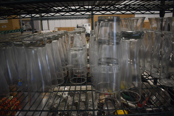 ALL ONE MONEY! Tier Lot of Various Glasses Including Tall Mugs, Carafes and Beverage - Image 3 of 5