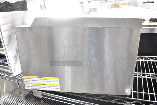 AvaToast 184T140 Stainless Steel Commercial Countertop Electric Powered Conveyor Oven. 120 Volts, 1 Phase. Tested and Powers On But Does Not Get Warm - Image 3 of 7