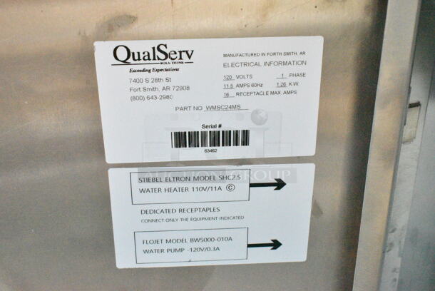 QualServ WMSC24MS Stainless Steel Commercial Portable Sink on Commercial Casters. Bay 16x14x7 - Image 11 of 12