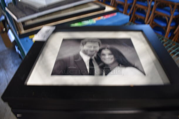 5 Various Framed Pictures Including Prince Harry's Family and Prince William's Family. Includes 13x1x16. 5 Times Your Bid! - Image 2 of 7