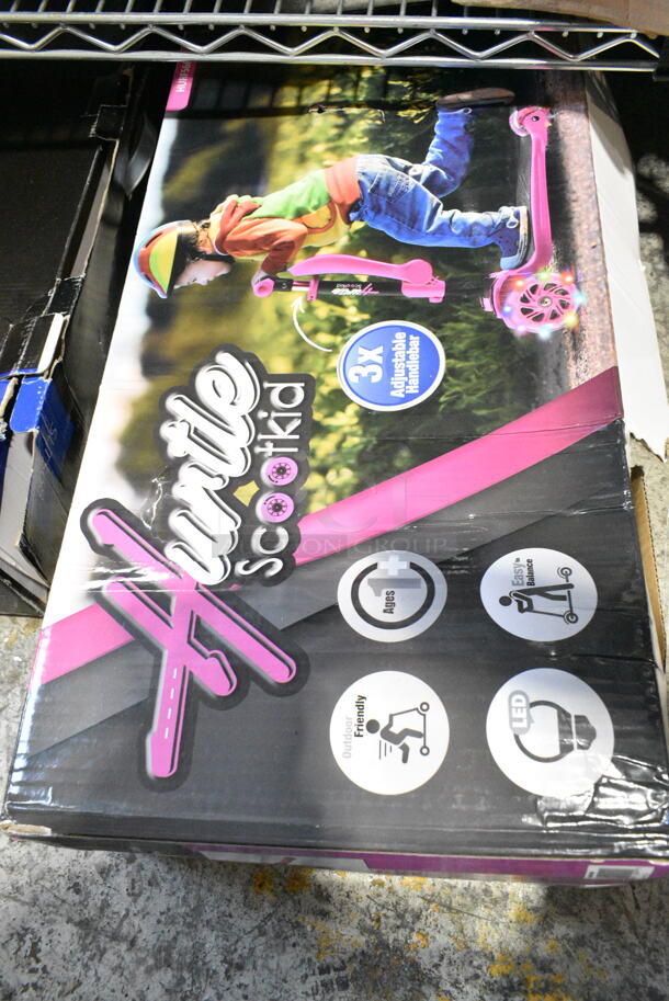 9 IN ORIGINAL BOX! Items Including Sony PS-LX300USB Stereo Turntable System, Envy 6400e Series Monitor, Pixma MG2525 Printer, Hartle Scootkid, SereneLife SLTS68 Foldable Kick Scooter, HURXLPK Scooter. 9 Times Your Bid!  - Image 10 of 12