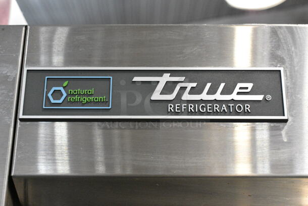 2023 True T-35-HC Stainless Steel Commercial 2 Door Reach In Cooler w/ Poly Coated Racks and Commercial Casters. 115 Volts, 1 Phase. Tested and Working! - Image 2 of 5