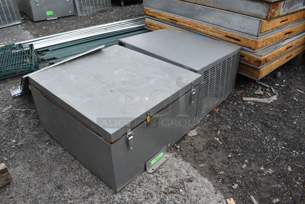 Norlake 6'x6'x7' SELF CONTAINED Walk In Cooler Box w/ Floor, Norlake CPB0501C-A Condenser and Copeland ASE35C4-CAA-959 Compressor. 115 Volts, 1 Phase.
 - Image 6 of 10