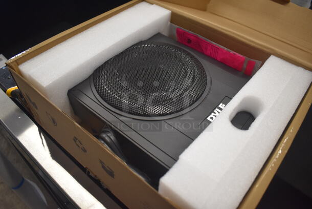 BRAND NEW IN BOX! Pyle PLBX8A Amplified Car Radio Subwoofer System. 10x13x3 - Image 2 of 5
