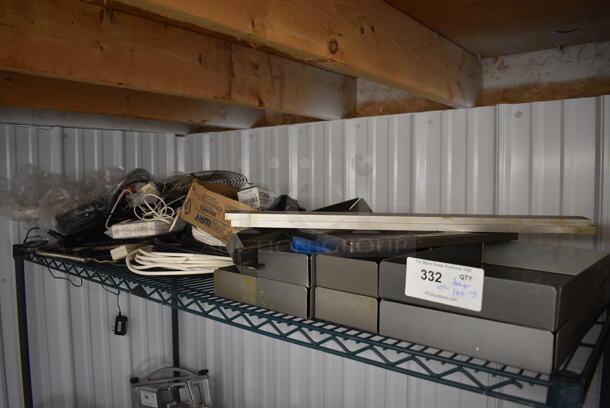 ALL ONE MONEY! Lot of Various Items Including Metal Bins and Wires! - Image 1 of 4