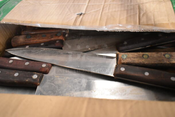167 SHARPENED Stainless Steel Knives Including Chef and Bread. 167 Times Your Bid! - Image 5 of 7