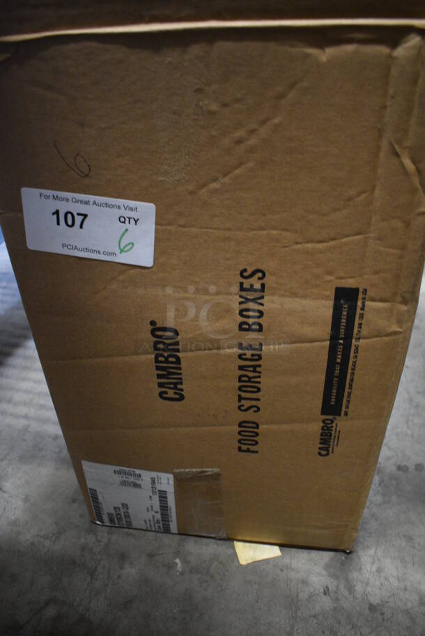 6 BRAND NEW IN BOX! Cambro Clear Poly Bins. 12x18x9. 6 Times Your Bid! - Image 4 of 4
