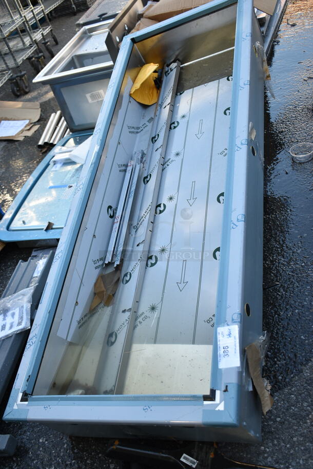 BRAND NEW SCRATCH AND DENT! Advance Tabco DIRCP-5  Stainless Steel Five Pan Drop-In Refrigerated Cold Pan Unit. 120 Volts, 1 Phase.  Tested and Powers On But Does Not Get Cold - Image 2 of 6