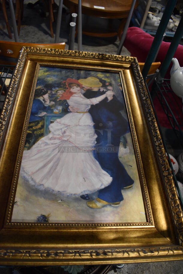 4 Various Framed Pictures Including Flowers and People. Includes 18x2x28. 4 Times Your Bid!  - Image 5 of 5