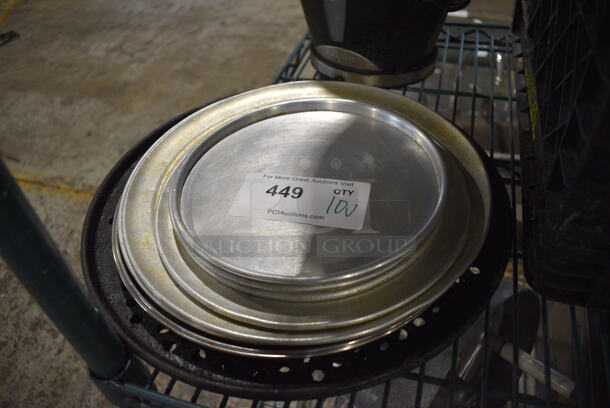 10 Various Metal Round Baking Pans. Includes 8.5x8.5. 10 Times Your Bid! - Image 1 of 2