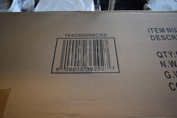 4 Boxes of 6 BRAND NEW! Lancaster Table & Seating 164GS605BCRS Vinyl Cushion for Double Ring Barstool. 4 Times Your Bid! - Image 4 of 5