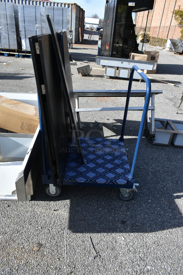 BRAND NEW SCRATCH AND DENT! Lavex 257CPT2930 29" x 30" Steel Carpeted Deck Cart - 1,000 lb. Capacity. Comes w/ Contents. - Image 2 of 7