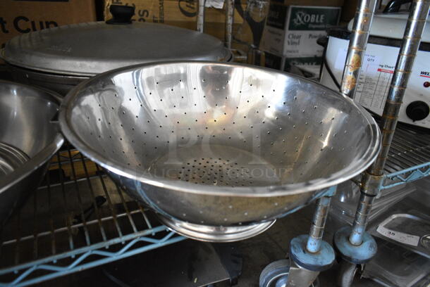 ALL ONE MONEY! Lot of 6 Various Items Including Colander, Pot and Lid.  - Image 2 of 6