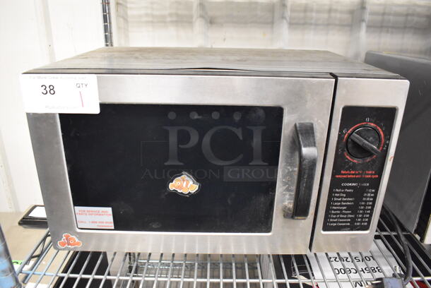 2010 Panasonic NE-1024F Stainless Steel Commercial Countertop Microwave Oven. 120 Volts, 1 Phase. 20x15x12 - Image 1 of 6