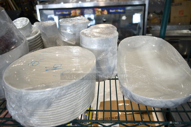 ALL ONE MONEY! Two Tier Lot of Various Items Including Ceramic Dishes - Image 3 of 5