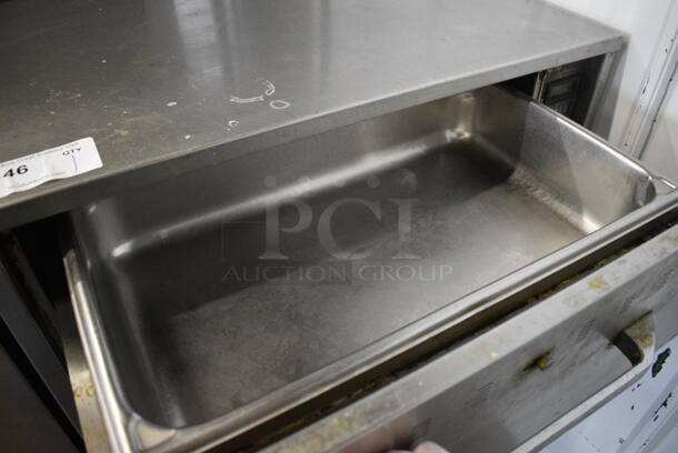 Hatco Stainless Steel Commercial 3 Drawer Warming Drawer. 29.5x22.5x37. Tested and Working! - Image 3 of 6