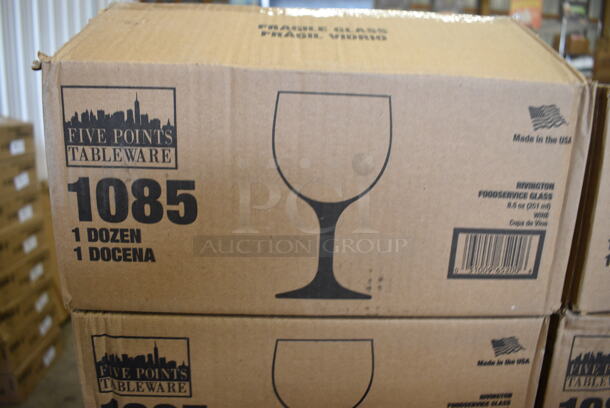 48 BRAND NEW IN BOX! Five Points Tableware Wine Glasses. 3x3x5.5. 48 Times Your Bid! - Image 3 of 3