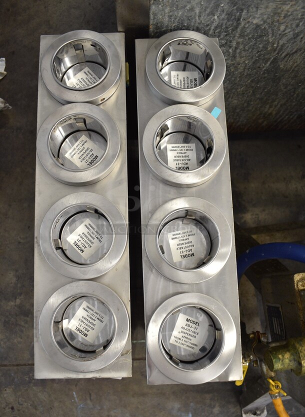 2 Dispense-Rite ADJ-31 Stainless Steel 4 Well Cup Dispenser. 2 Times Your Bid! - Image 5 of 7