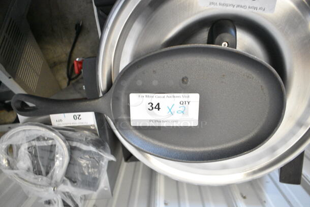 2 BRAND NEW SCRATCH AND DENT! Choice Cast Iron Skillet. 2 Times Your Bid!  - Image 6 of 7
