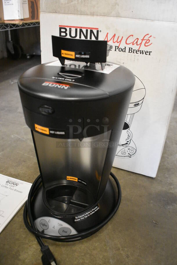 BRAND NEW IN BOX! Bunn Model MCP Metal Commercial Countertop Single Cop Pod Brewer. 120 Volts, 1 Phase. 8x11x12 - Image 2 of 8