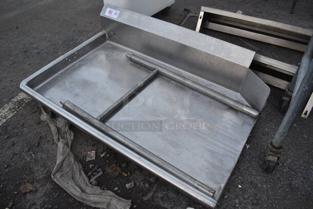 Stainless Steel Commercial Left Side Dishwasher Table. 45x30x12 - Image 2 of 4