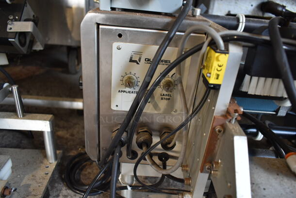 Quadrel TL2 Metal Countertop Semi Automatic Labeling Machine. 120 Volts, 1 Phase. Tested and Powers On - Image 7 of 9