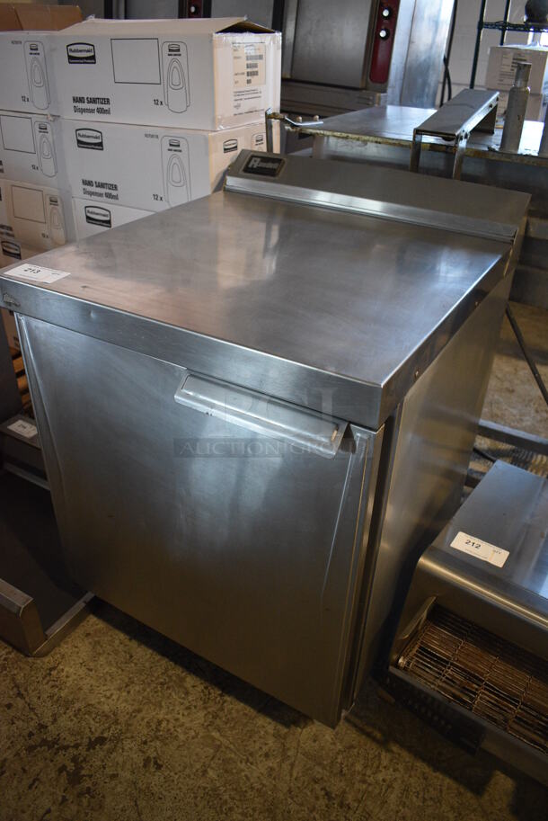 Randell Stainless Steel Commercial Single Door Work Top Cooler on Commercial Casters. 27x30x38.5. Tested and Powers On But Temps at 51 Degrees - Image 2 of 6