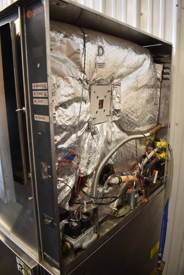 2016 Groen SSB-5G Stainless Steel Commercial Natural Gas Powered Double Deck Steam Cabinet. 58,000 BTU.  - Image 3 of 8