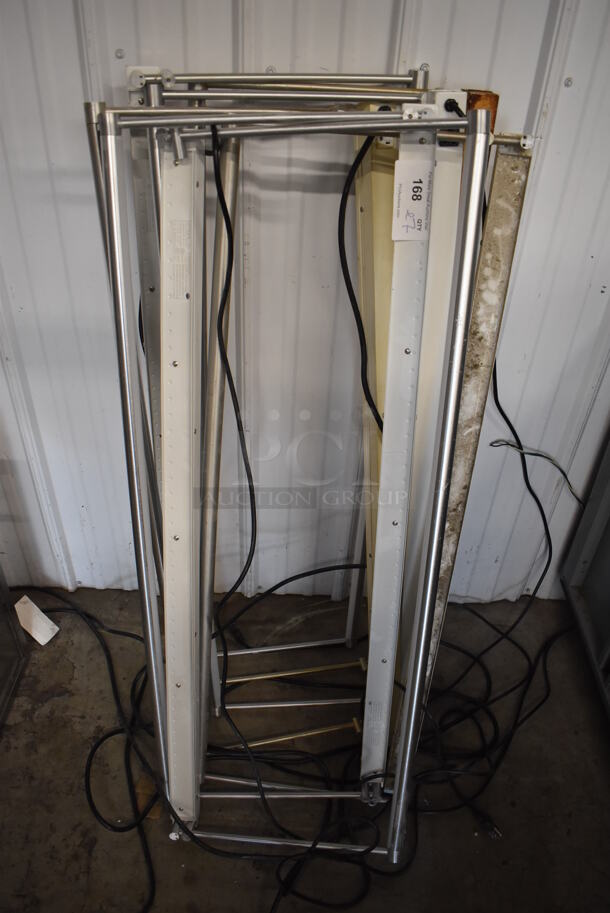 ALL ONE MONEY! Lot of 7 Metal Lights for Signs. 48x17.5x4