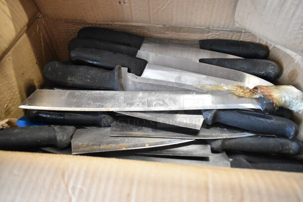 50 SHARPENED Stainless Steel Knives Including Chef Knives. 50 Times Your Bid!  - Image 5 of 5