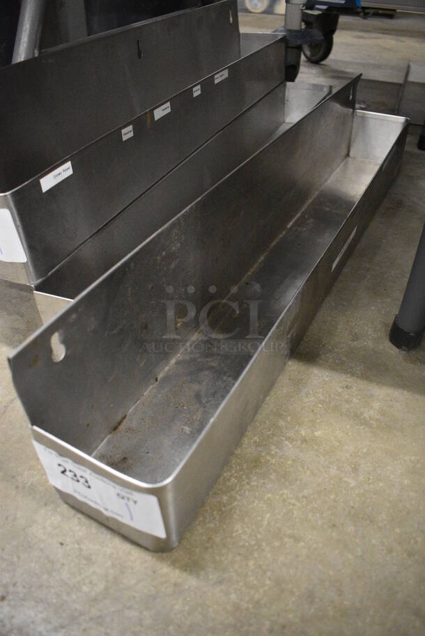 Stainless Steel Speed Well. 32x4x6