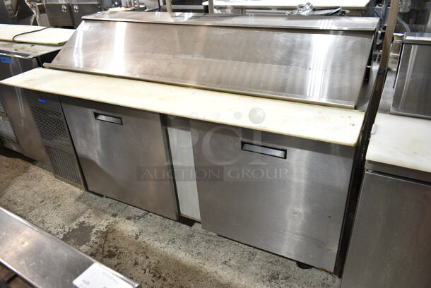 Randell 9045K-7 Stainless Steel Commercial Sandwich Salad Prep Table Bain Marie Mega Top on Commercial Casters. 115 Volts, 1 Phase. Tested and Powers On But Does Not Get Cold - Image 2 of 7