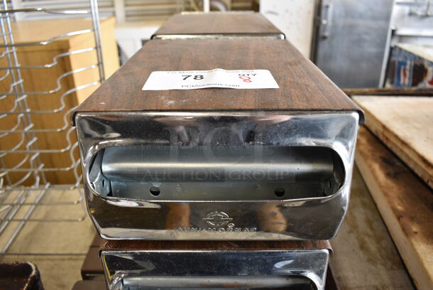 8 Mini Mornap Metal Countertop Napkin Dispensers. 7.5x10.5x4.5. 8 Times Your Bid! - Image 3 of 3