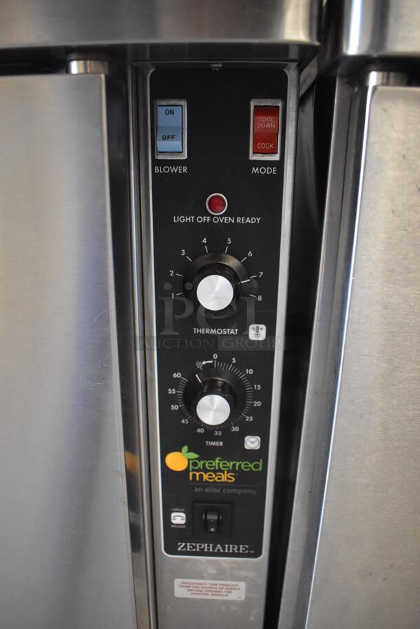 2 Blodgett ENERGY STAR Stainless Steel Commercial Electric Powered Full Size Convection Oven w/ Solid Doors and Thermostatic Controls. 208-240 Volts, 3 Phase. 38x40x71.5. 2 Times Your Bid! - Image 9 of 9