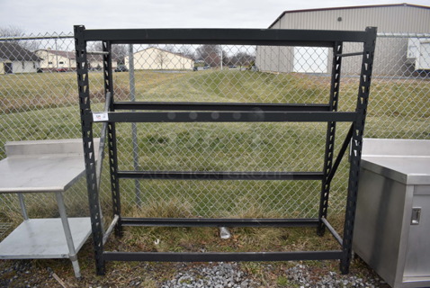 Black Metal Rack. 77x24x72