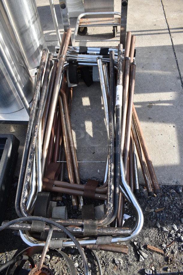 9 Serving Tray Stands. Includes 15x2x36. 9 Times Your Bid! - Image 3 of 4