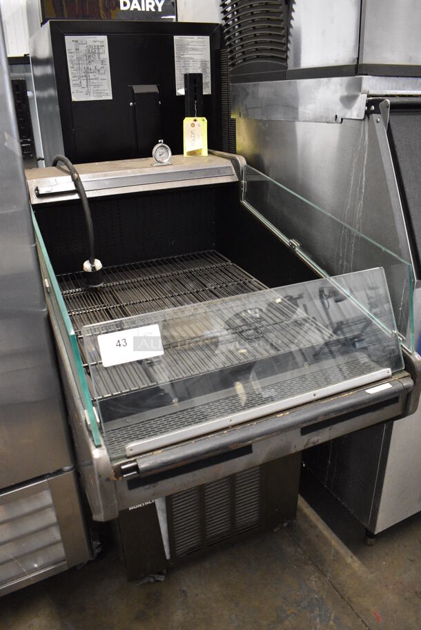 Barker Metal Commercial Floor Style Open Grab N Go Merchandiser on Commercial Casters. 120 Volts, 1 Phase. 27x44x54. Cannot Test Due To Plug Style - Image 3 of 8