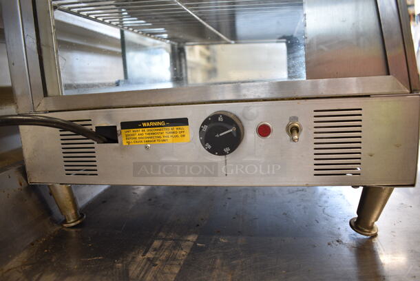 Metal Commercial Countertop Heated Display Case Merchandiser. Tested and Working! - Image 7 of 7