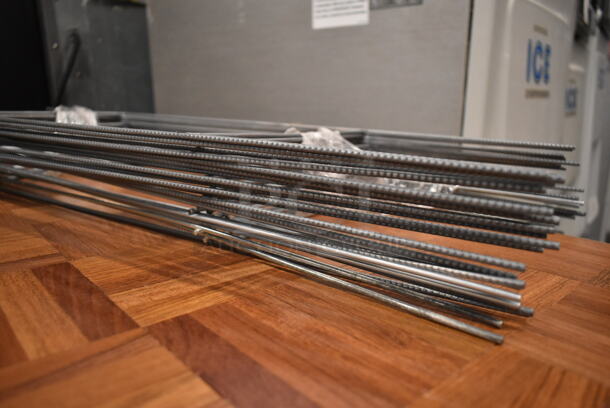 ALL ONE MONEY! Lot of Metal Frames and Metal Pieces In Gray Poly Bin - Image 7 of 8